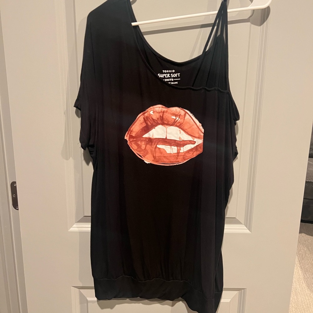 Torrid off the shoulder shirt